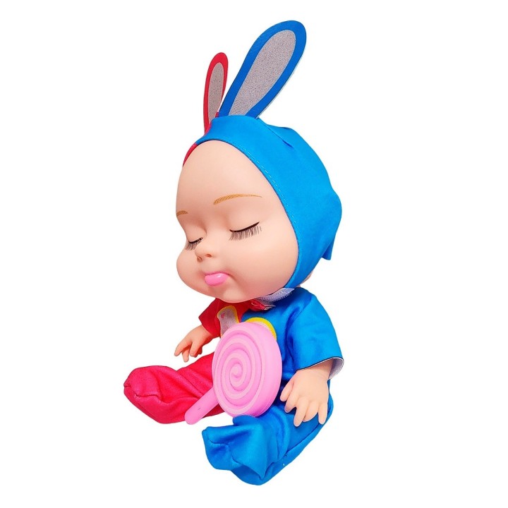 Muñeco Bebe Dormilon Bebote Con Paleta De Juguete Niñas