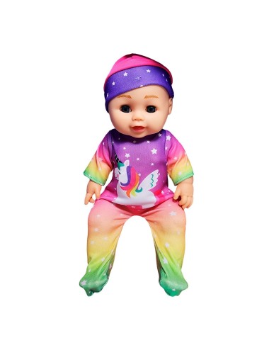 Muñeco Bebe Bebote Pijama Utencilios Babero Juguete Tetero