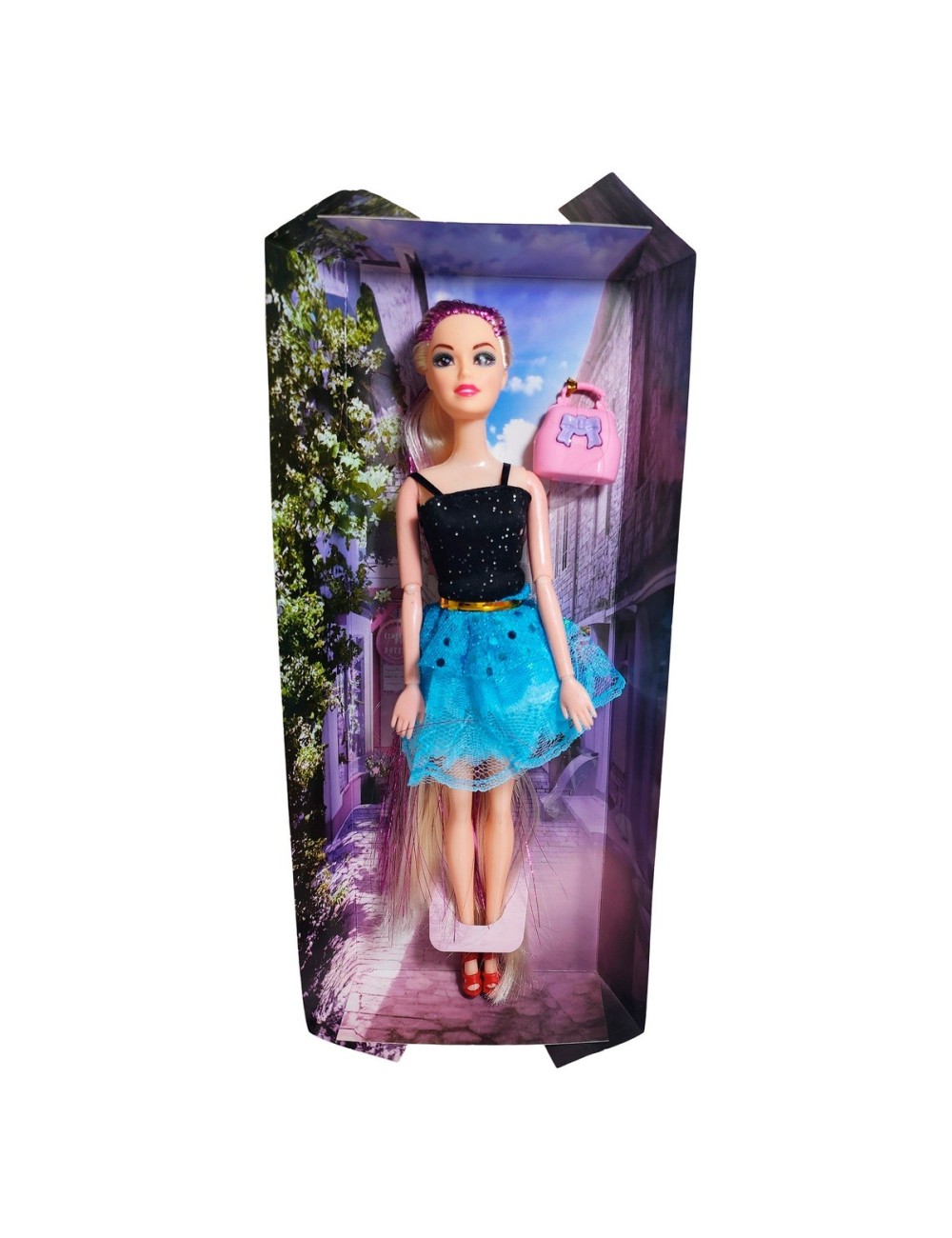 Muñeca Vestido De Encaje + Accesorio Juguete Niña