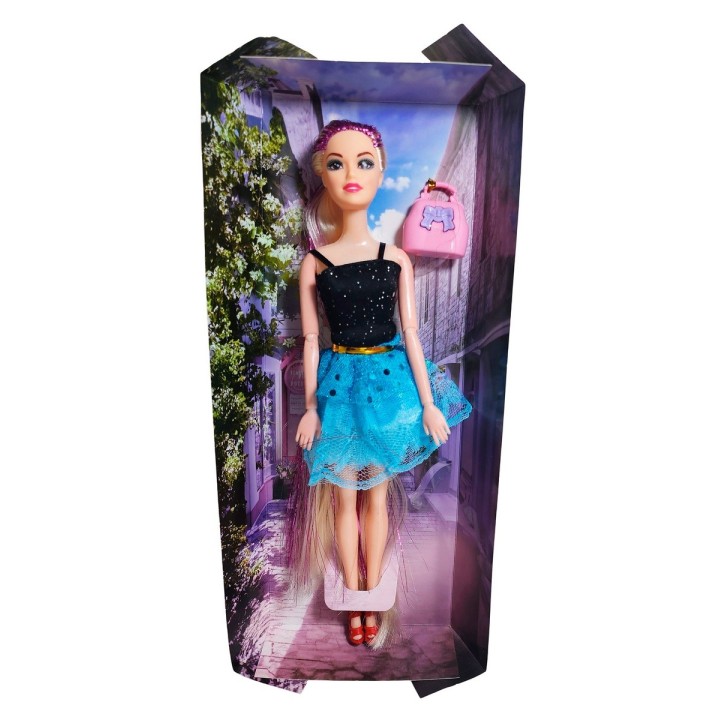 Muñeca Vestido De Encaje + Accesorio Juguete Niña