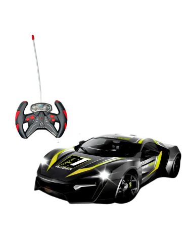 Carro Control Forma Timon Recargable Racing Juguete Niños