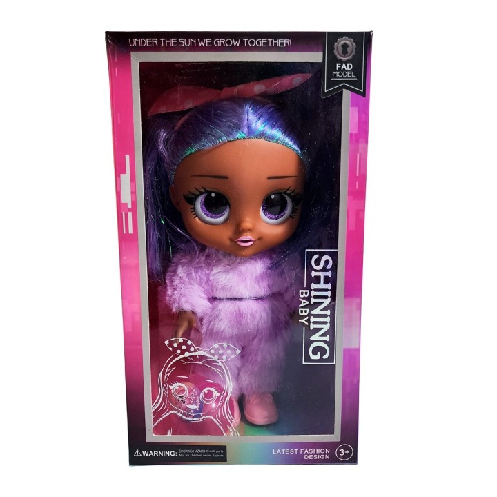 Muñeca Bebe Pijama Peluche Fashion + Mascota Juguete