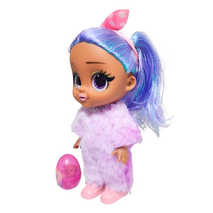Muñeca Bebe Pijama Peluche Fashion + Mascota Juguete