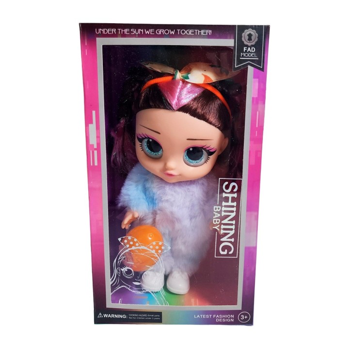 Muñeca Bebe Pijama Peluche Fashion + Mascota Juguete