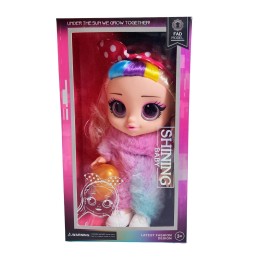 Muñeca Bebe Pijama Peluche Fashion + Mascota Juguete