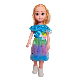 Muñeca Juguete Niña Con Vestido Realista Interactiva+ Zapato