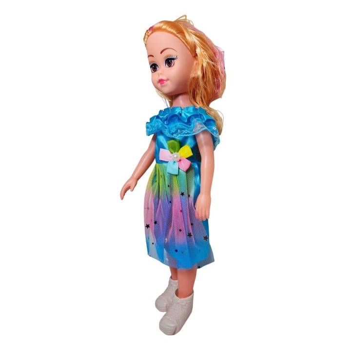 Muñeca Juguete Niña Con Vestido Realista Interactiva+ Zapato