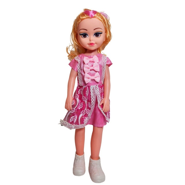 Muñeca Juguete Niña Con Vestido Realista Interactiva+ Zapato