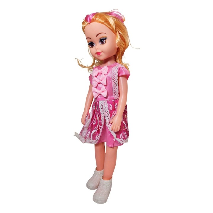 Muñeca Juguete Niña Con Vestido Realista Interactiva+ Zapato