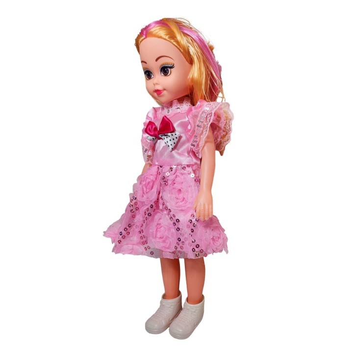Muñeca Juguete Niña Con Vestido Realista Interactiva+ Zapato