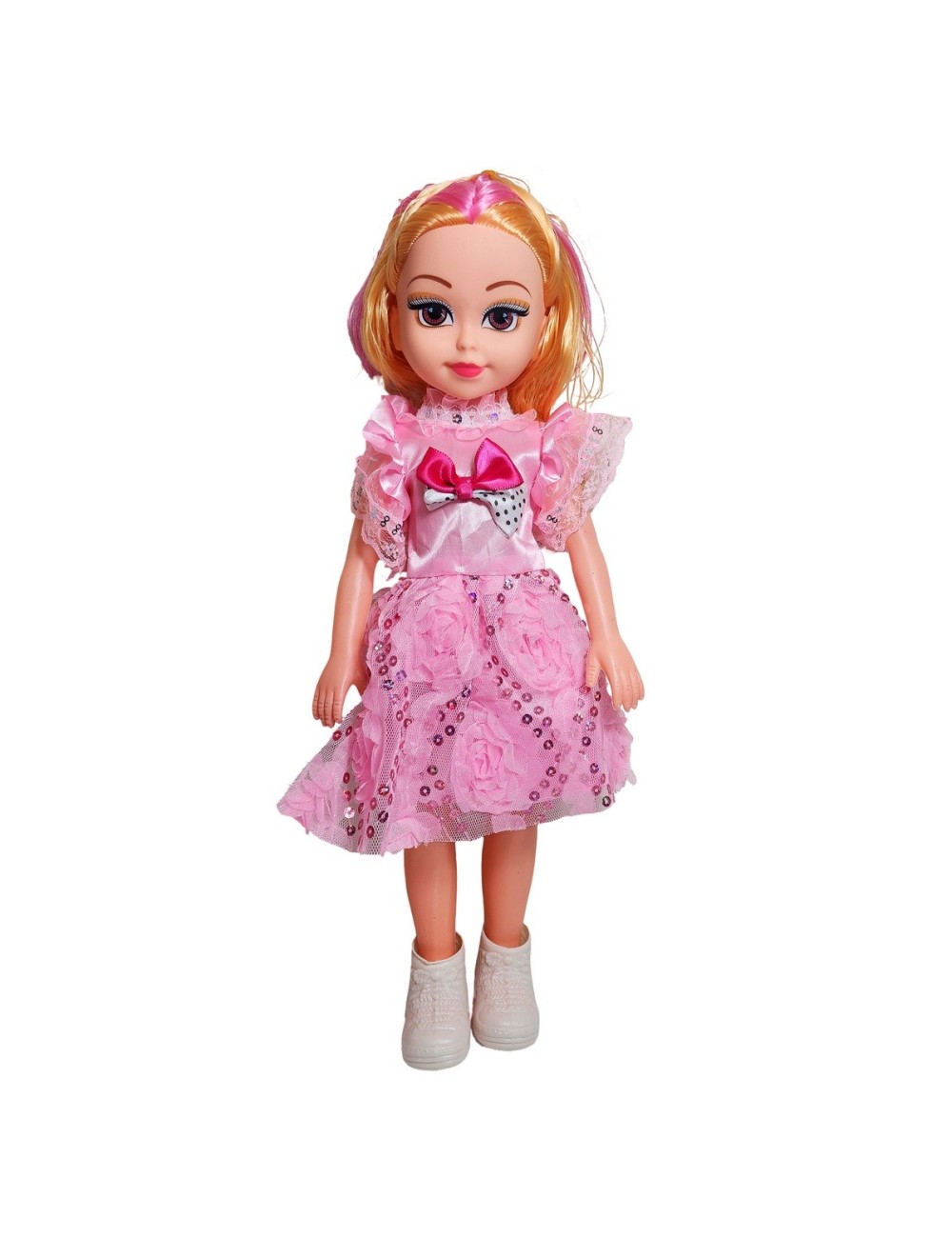 Muñeca Juguete Niña Con Vestido Realista Interactiva+ Zapato