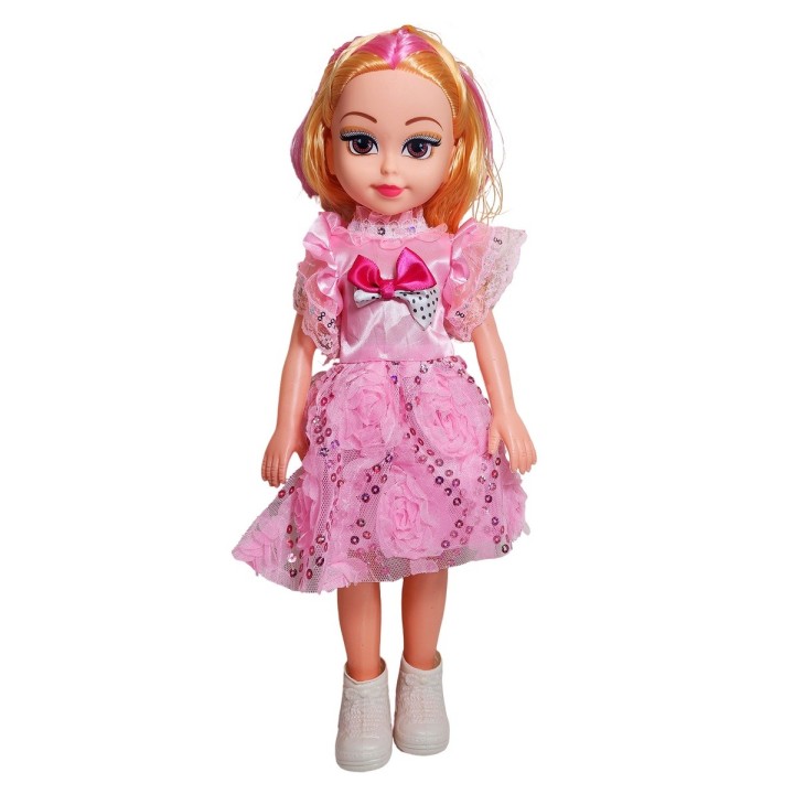 Muñeca Juguete Niña Con Vestido Realista Interactiva+ Zapato