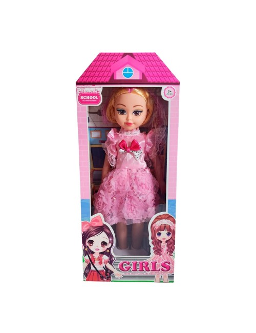 Muñeca Juguete Niña Con Vestido Realista Interactiva+ Zapato