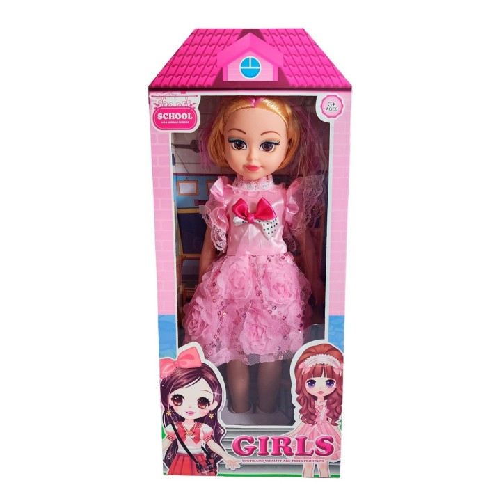 Muñeca Juguete Niña Con Vestido Realista Interactiva+ Zapato