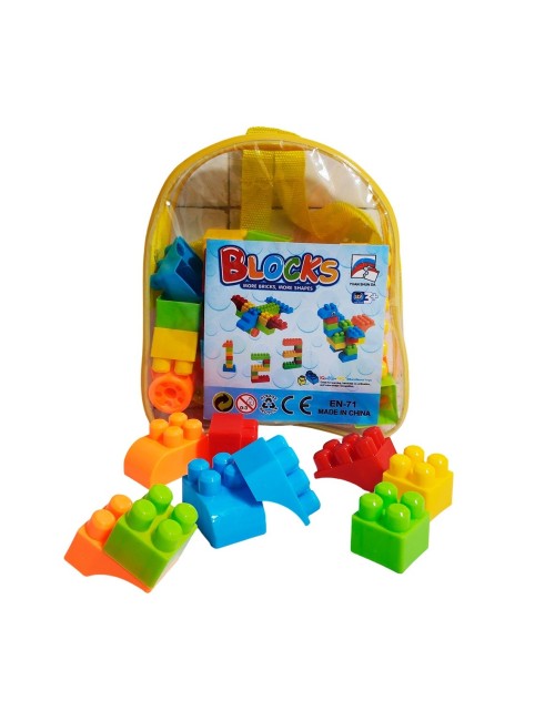 Bloques Y Figuras De Armar Armatodo Juguete Bolso Portatil