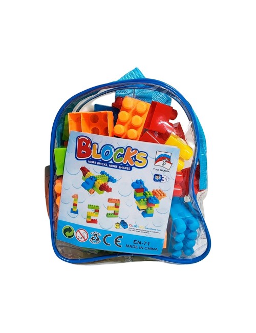 Bloques Y Figuras De Armar Armatodo Juguete Bolso Portatil