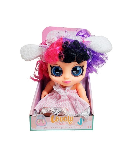 Muñeca Ojos Expresivos Con Vestido Juguete Interactivo Niñas