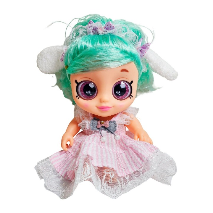 Muñeca Ojos Expresivos Con Vestido Juguete Interactivo Niñas