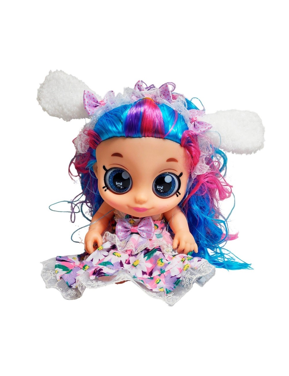 Muñeca Ojos Expresivos Con Vestido Juguete Interactivo Niñas