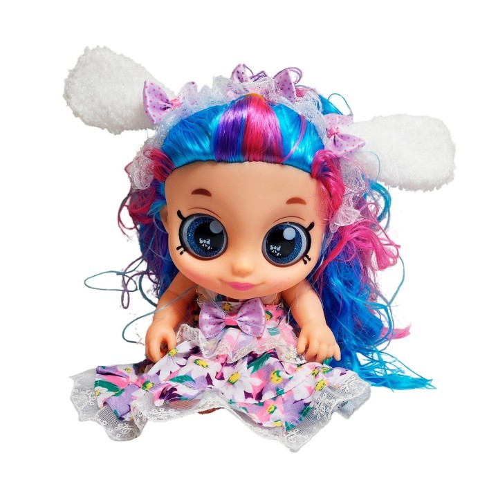 Muñeca Ojos Expresivos Con Vestido Juguete Interactivo Niñas