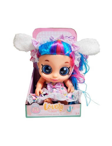 Muñeca Ojos Expresivos Con Vestido Juguete Interactivo Niñas