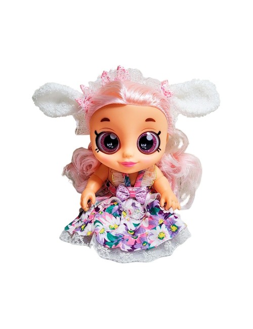 Muñeca Ojos Expresivos Con Vestido Juguete Interactivo Niñas