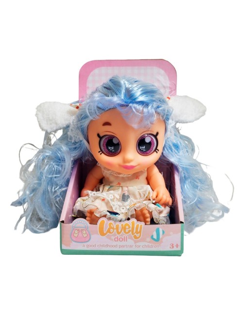 Muñeca Ojos Expresivos Con Vestido Juguete Interactivo Niñas