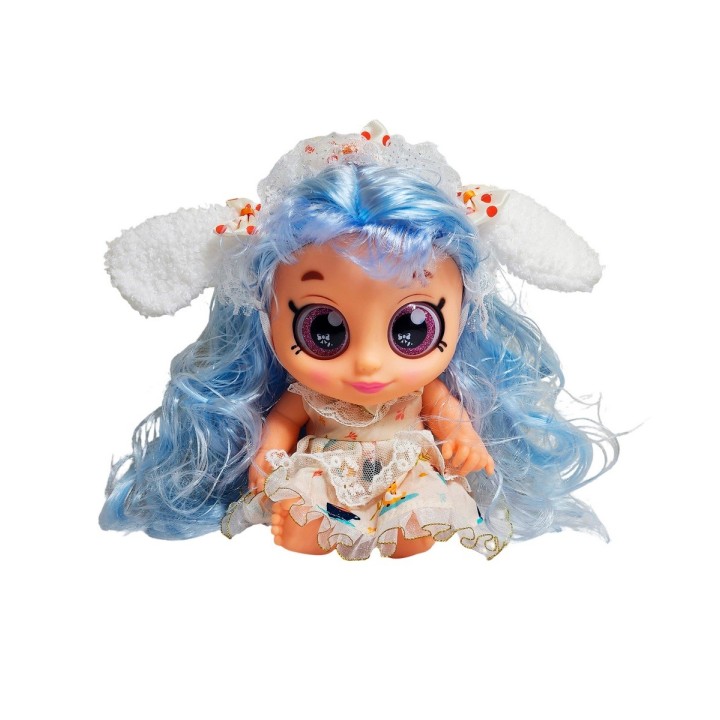 Muñeca Ojos Expresivos Con Vestido Juguete Interactivo Niñas