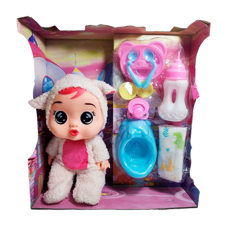 Muñeco Bebe Bebote Con Pijama Peluche Bacinilla Tetero