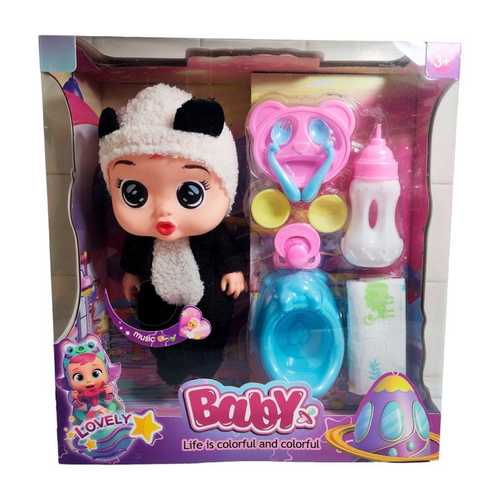 Muñeco Bebe Bebote Con Pijama Peluche Bacinilla Tetero