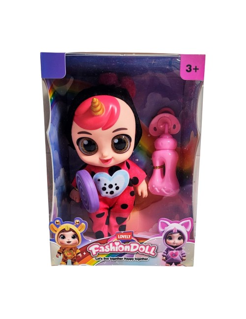 Muñeco Bebe Bebote Con Pijama Peluche Paleta Y Tetero