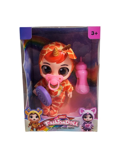 Muñeco Bebe Bebote Con Pijama Peluche Paleta Y Tetero