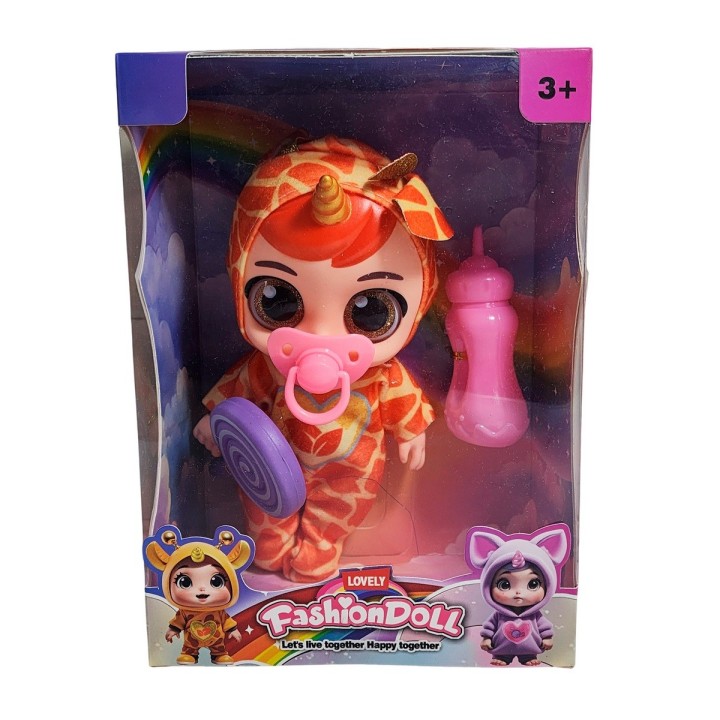 Muñeco Bebe Bebote Con Pijama Peluche Paleta Y Tetero