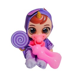 Muñeco Bebe Bebote Con Pijama Peluche Paleta Y Tetero