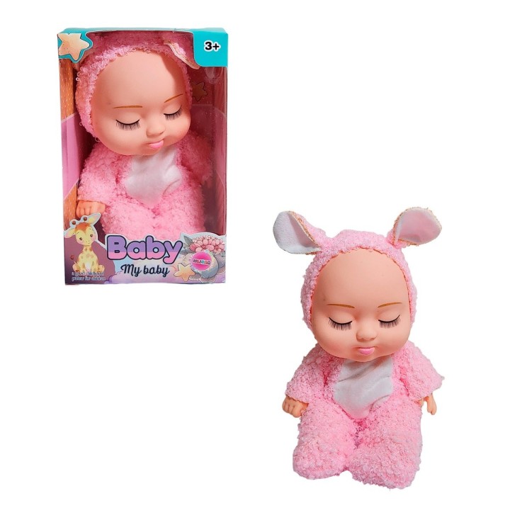 Muñeco Bebe Bebote Dormilon Con Pijama De Peluche Juguete
