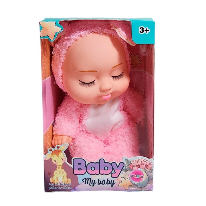 Muñeco Bebe Bebote Dormilon Con Pijama De Peluche Juguete