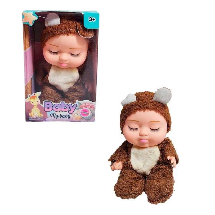 Muñeco Bebe Bebote Dormilon Con Pijama De Peluche Juguete