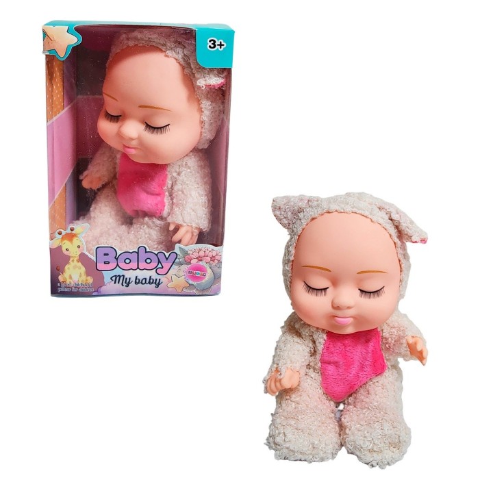 Muñeco Bebe Bebote Dormilon Con Pijama De Peluche Juguete