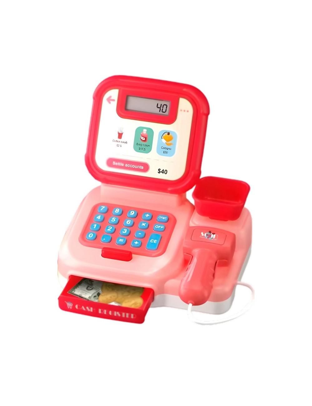 Caja Registradora Simulacion Juguete Interactivo Niñas