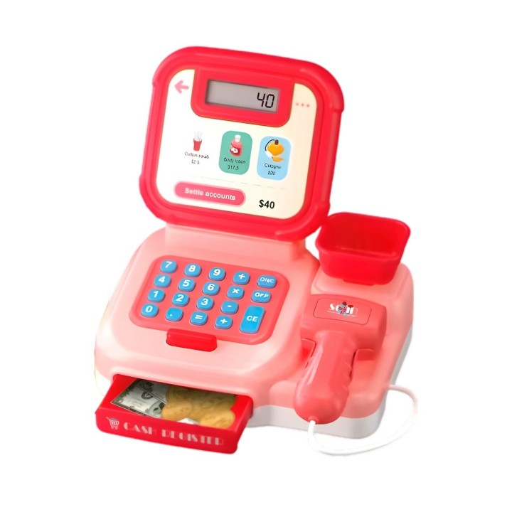 Caja Registradora Simulacion Juguete Interactivo Niñas