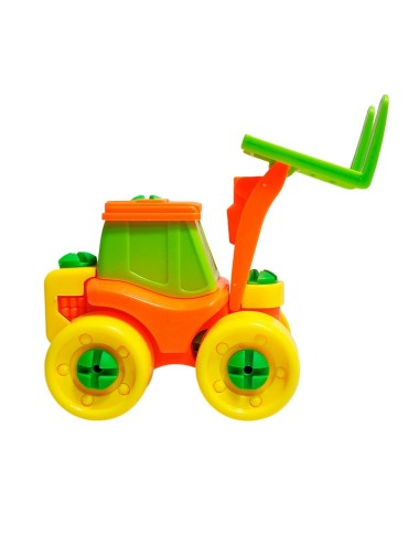 Figura Tractor Armable + Destornillador De Juguete