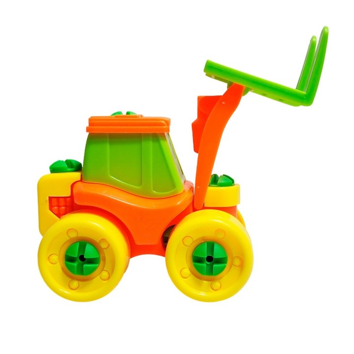 Figura Tractor Armable + Destornillador De Juguete