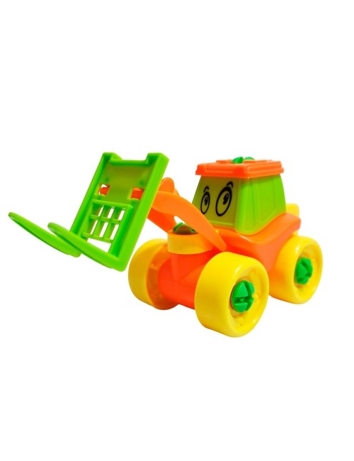Figura Tractor Armable + Destornillador De Juguete