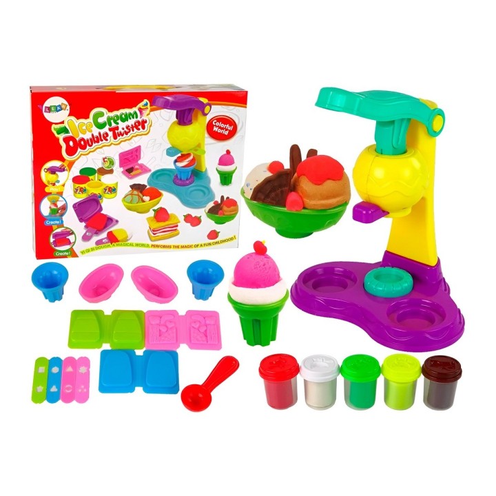 Set / Kit Plastilina Juguete Fabrica De Helados Interactiva