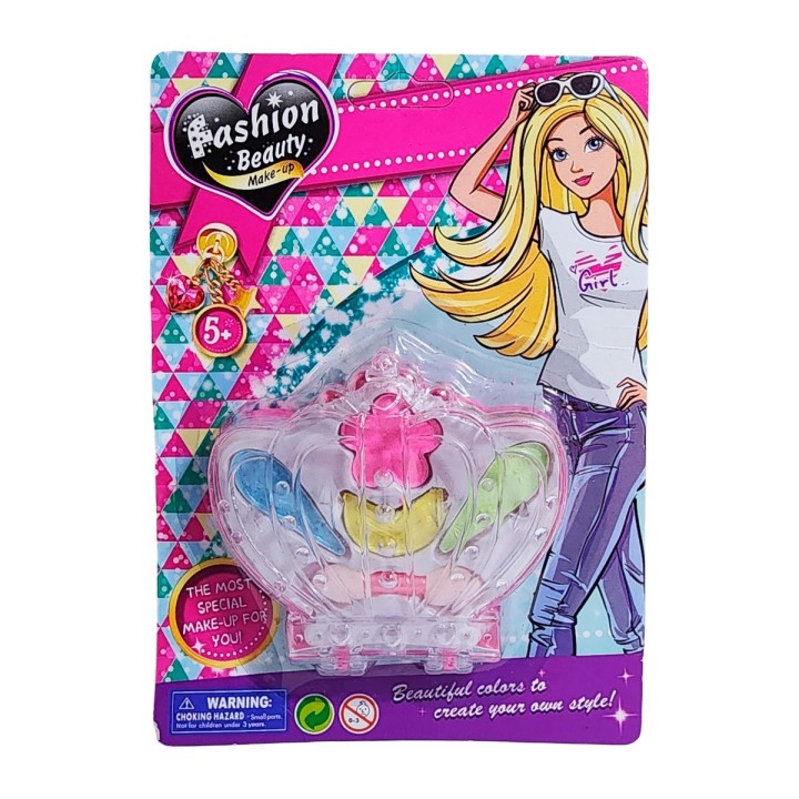 Kit De Maquillaje Niñas Juguete Princesas Figura Corona