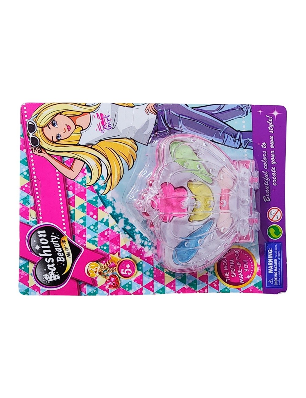 Kit De Maquillaje Niñas Juguete Princesas Figura Corona