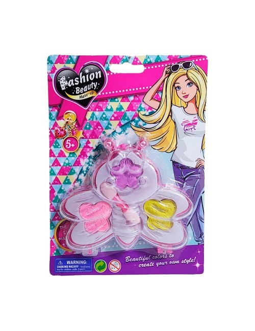 Kit De Maquillaje Niñas Juguete Princesas Figura Mariposa