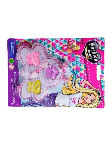 Kit De Maquillaje Niñas Juguete Princesas Figura Mariposa