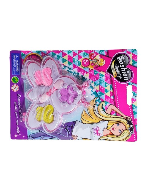 Kit De Maquillaje Niñas Juguete Princesas Figura Mariposa