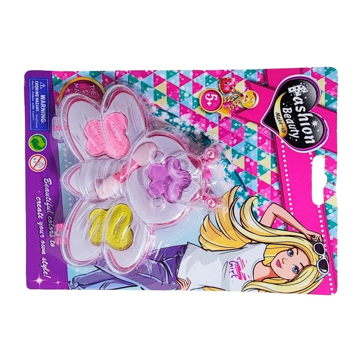 Kit De Maquillaje Niñas Juguete Princesas Figura Mariposa